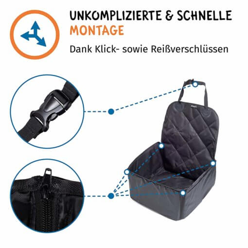 Floxik Hunde Autositz 2in1 – Bild 3