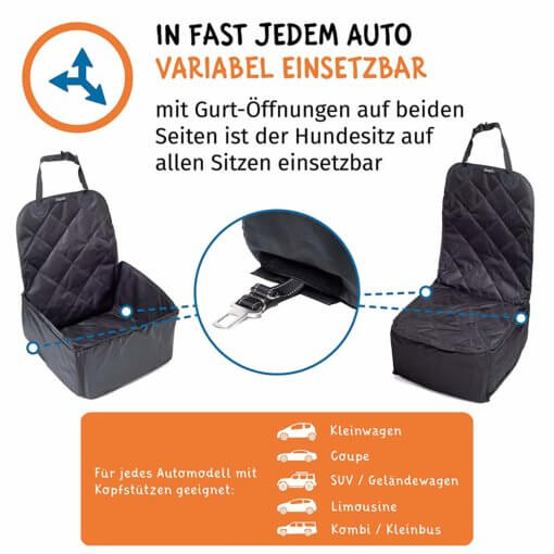 Floxik Hunde Autositz 2in1 – Bild 4