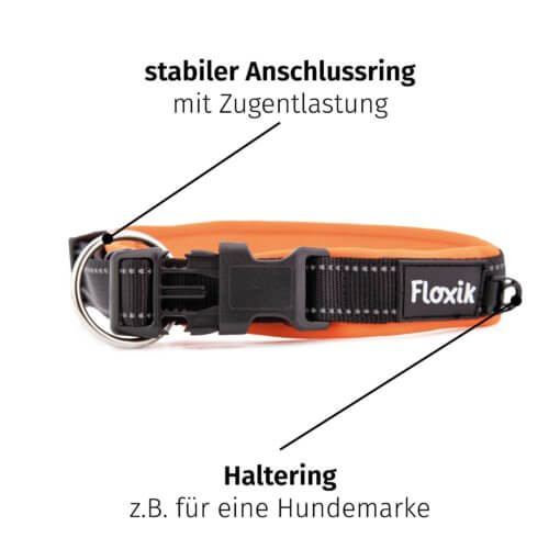 Floxik Hundehalsband verstellbar – Bild 3