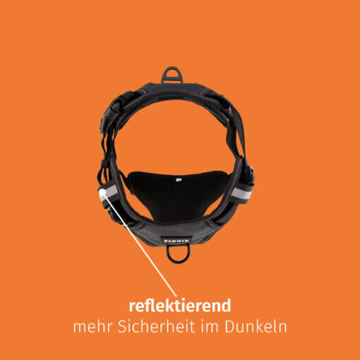 Floxik Hundegeschirr grau – Bild 6