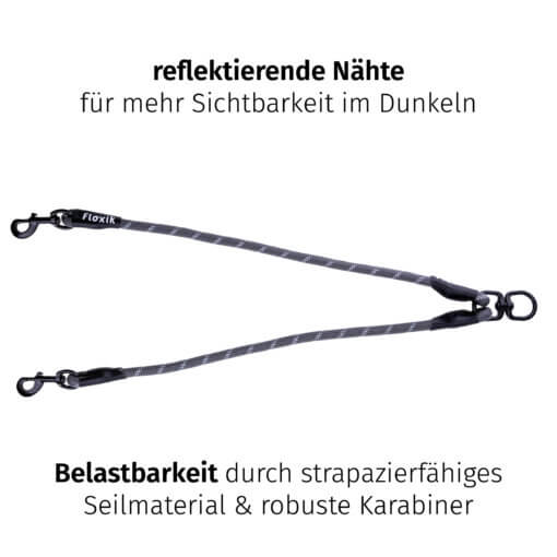 Floxik Tau Doppelleine grau – Bild 8