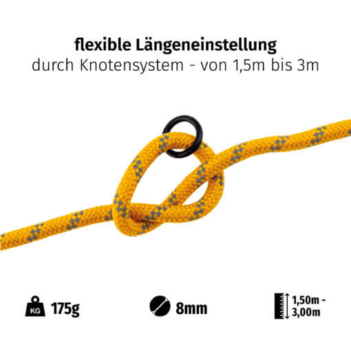Floxik 3m Tau Führleine orange – Bild 8