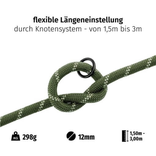 Floxik 3m Tau Führleine grün – Bild 6