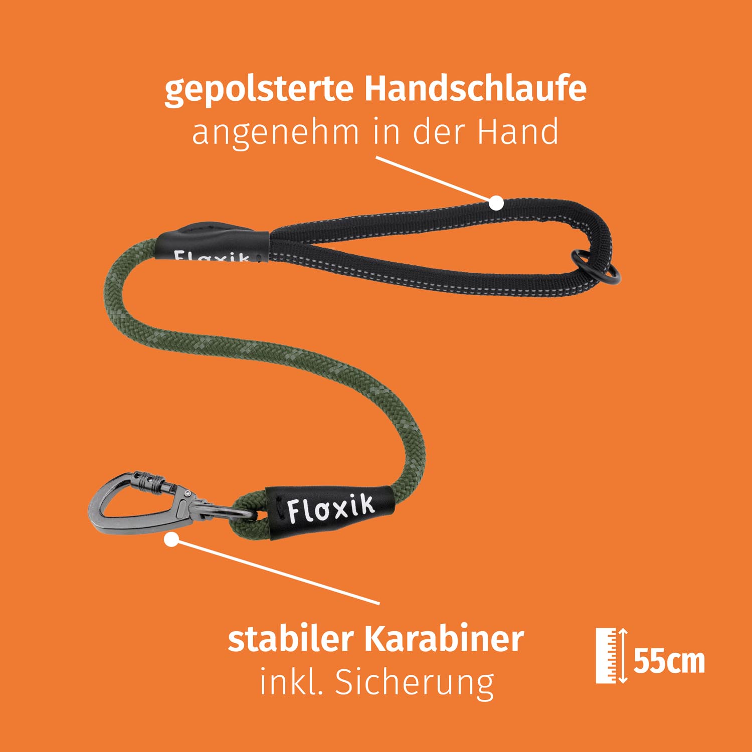 Floxik Schleppleine grün – Bild 7