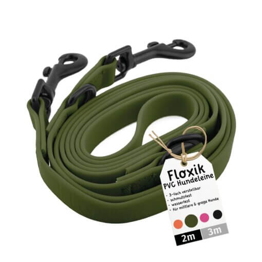 Floxik PVC Führleine grün